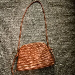 Loeffler Randall Mallory woven crossbody